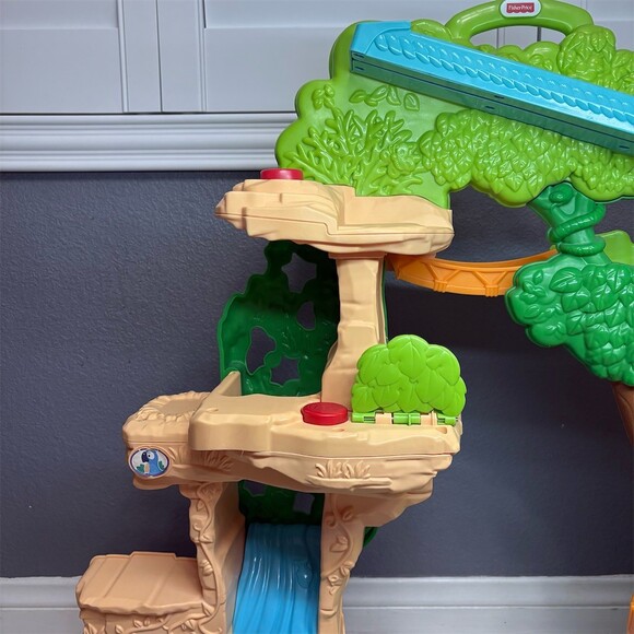 Unbranded Little People Share & Care Safari Jungle Treehouse Playset - Picture 8 of 11